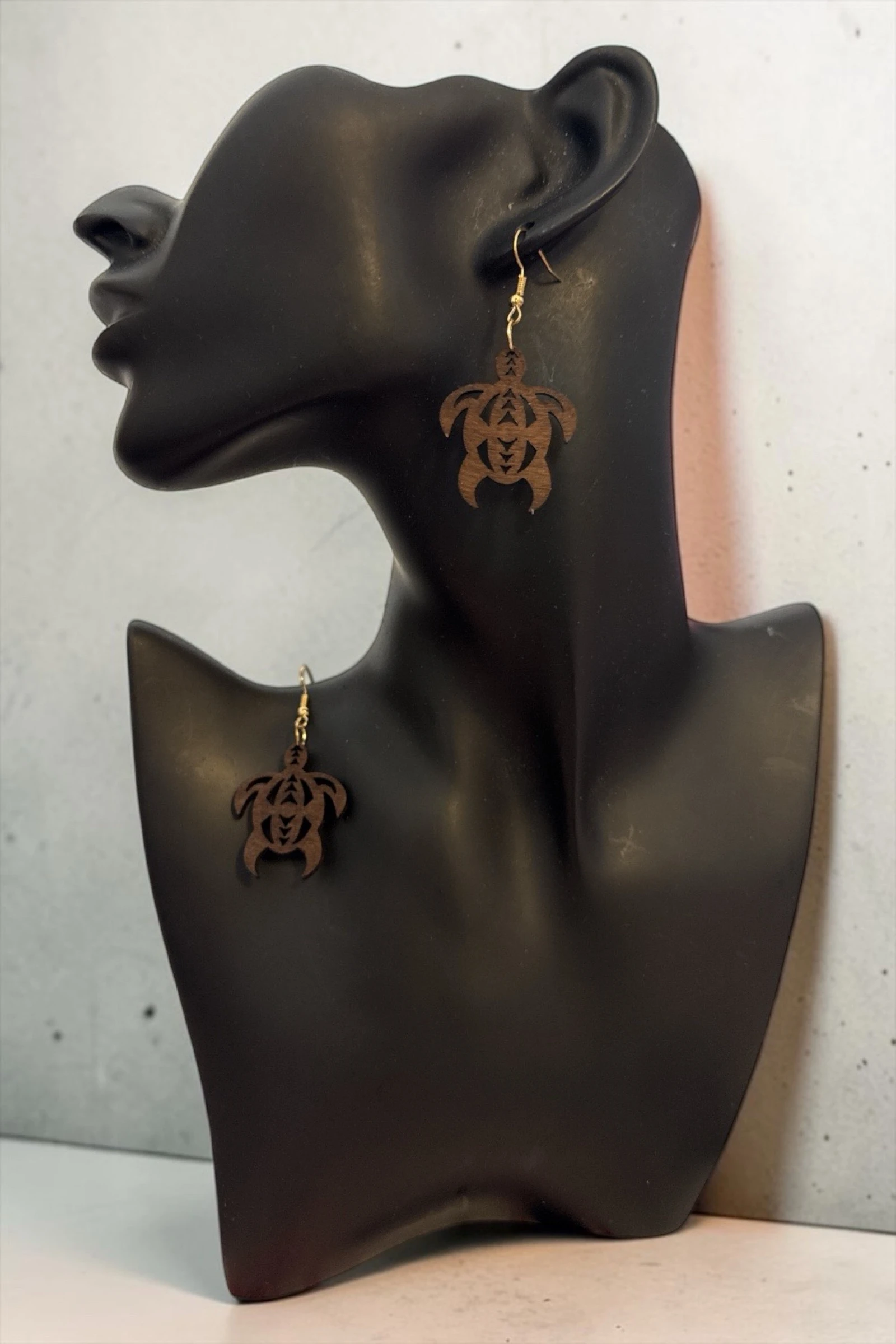 Pendientes tortuga madera Fashion Jewelry nuevos